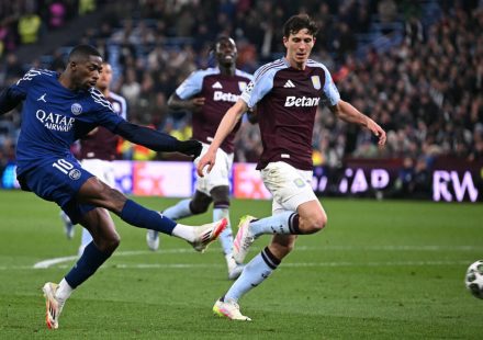 Aston Villa shakes PSG, but Paris slips into the last four