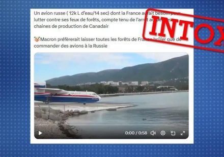 France did not refuse to call in a Russian water bomber out of Russophobia