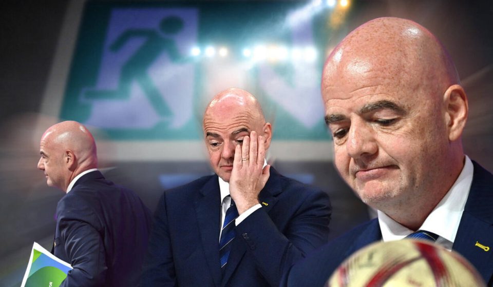 Weakened at the head of Fifa, Gianni Infantino "has a good chance of making it through the summer"