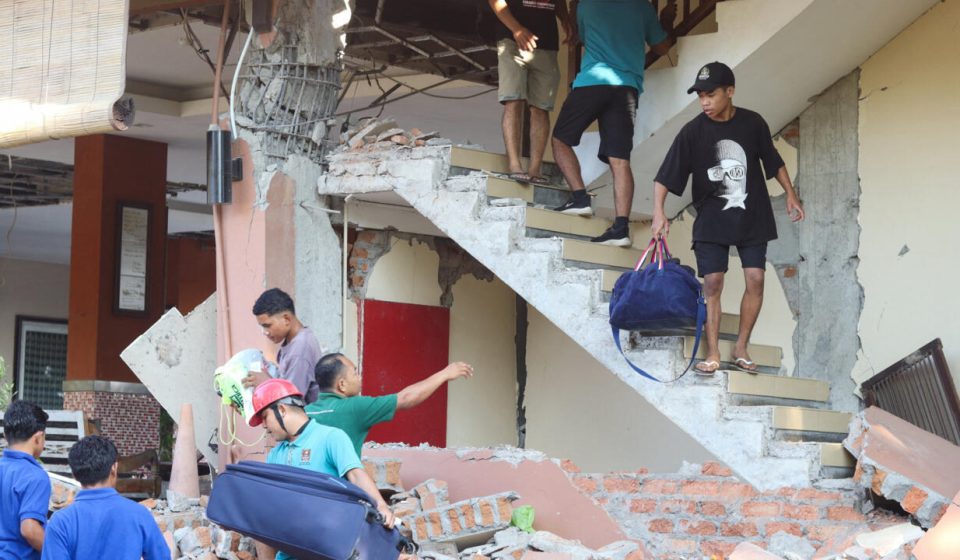Indonesia hit by two powerful earthquakes, at least 40 dead
