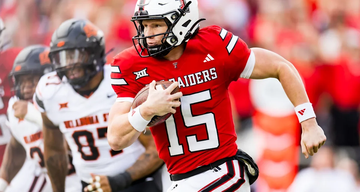 Yahoo Sports' Preseason College Football Top 25: Even without Brendan Sorsby, No. 8 Texas Tech should be in the Big 12 title game again