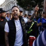 What is the Patriot Platform, at the origin of the anti-migrant protests in the United Kingdom?