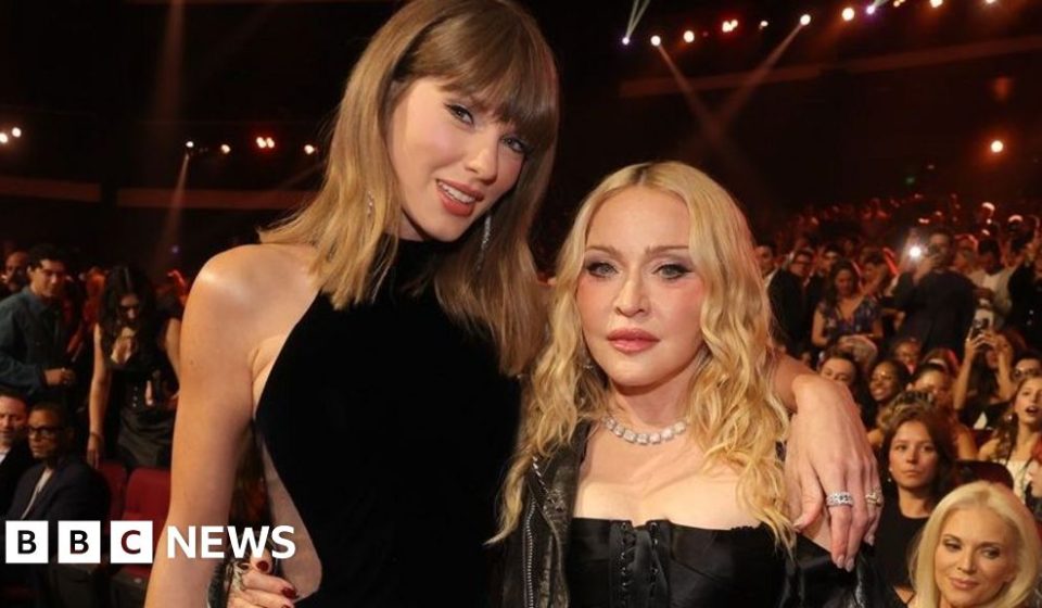 Taylor Swift breaks record for most MTV VMAs as Madonna also wins - bbc.com