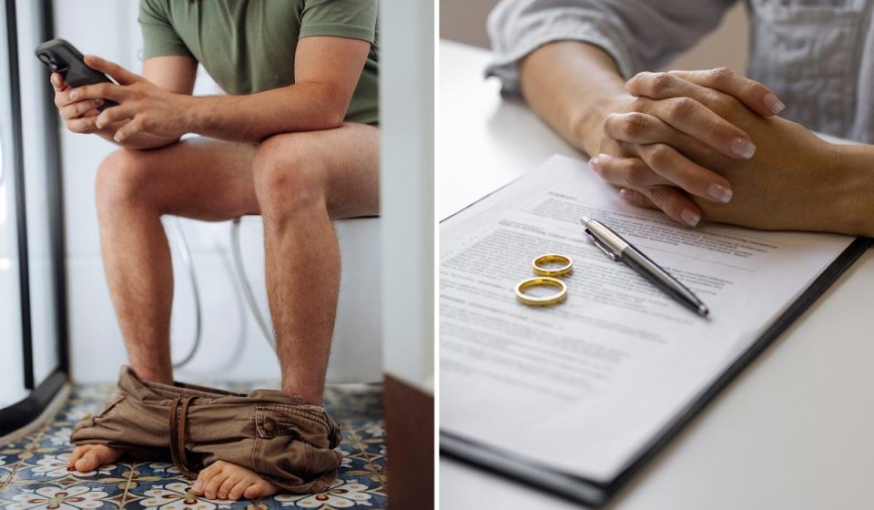 Divorce expert insists men 'poop like a weapon'