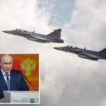 Finland and Sweden launch their fighter jets together against Russia in a historic first