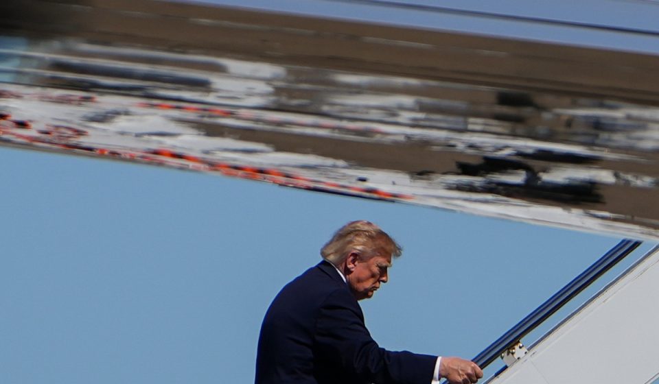 Blanche says president has right to restrict access to White House and Air Force One