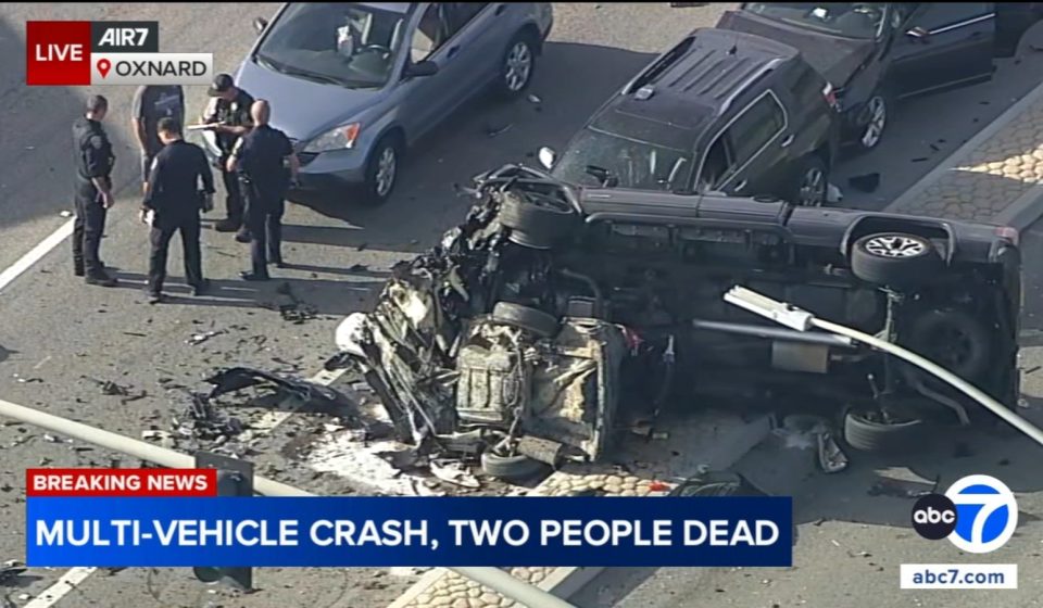 Oxnard accident leaves 2 dead, 7 injured and debris scattered on roadway