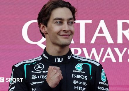 Azerbaijan Grand Prix result: George Russell holds off Max Verstappen for victory in Baku