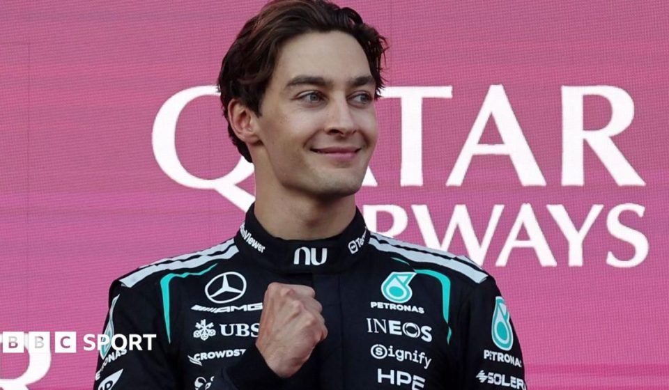 Azerbaijan Grand Prix result: George Russell holds off Max Verstappen for victory in Baku