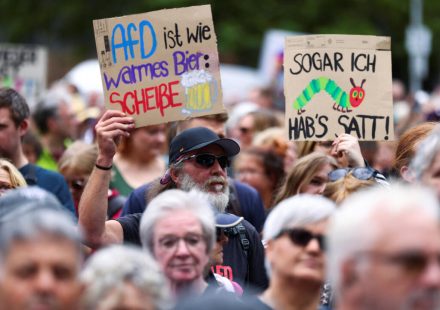 Germany: 6,000 people demonstrate for democracy before a vote favorable to the AfD