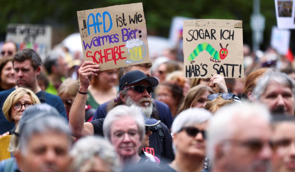 Germany: 6,000 people demonstrate for democracy before a vote favorable to the AfD