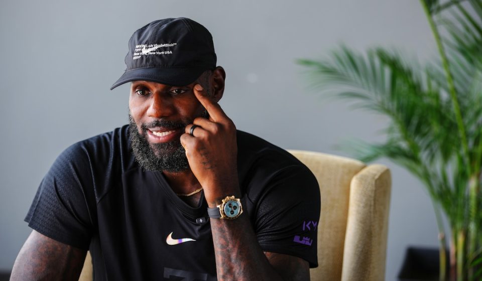 LeBron Wears 76ers Jersey, Hypes Joel Embiid, Talks His New Role and More at NBA Media Day