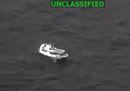 The United States sank a ship suspected of contributing to drug trafficking in Ecuador