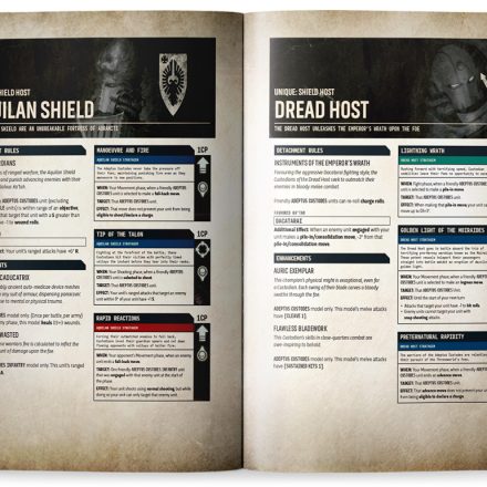Your first look at the 13 new Adeptus Custodes detachments