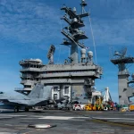 Four injured after landing accident aboard USS Dwight D. Eisenhower, crew safely recovered