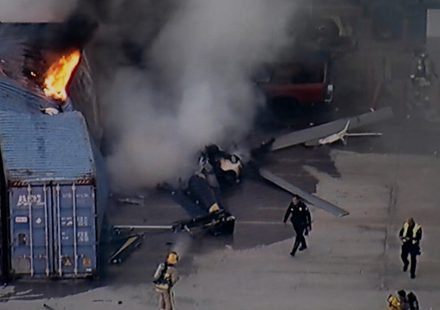TV helicopter crash kills at least three in Los Angeles