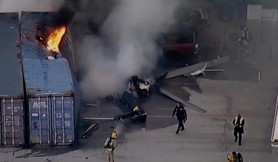 TV helicopter crash kills at least three in Los Angeles