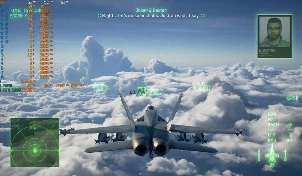 Ace Combat 8 ​​Wings of Theve requires at least 32 GB of RAM to play comfortably.