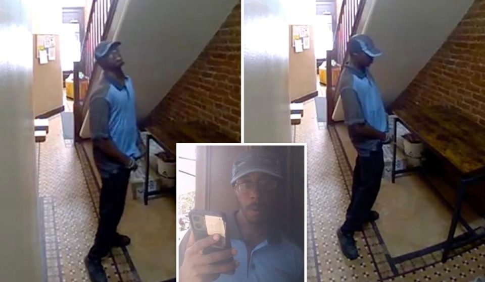 Shocking video shows Amazon delivery driver peeing all over lobby of swanky New York apartment