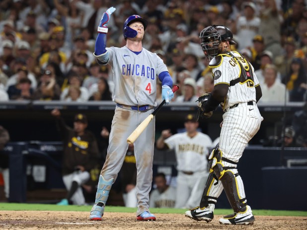 Chicago Cubs lose 8-0 to Padres in Game 1 of wild-card series