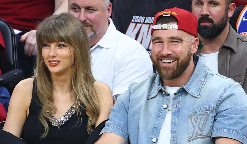 Taylor Swift shares a never-before-seen moment with Travis Kelce from her hometown