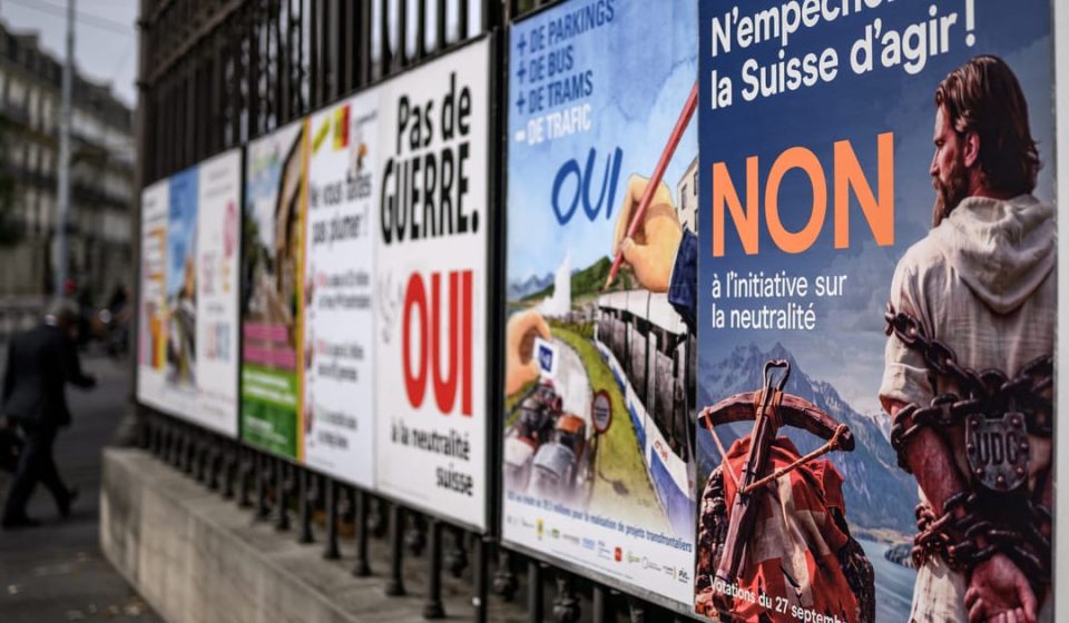 Switzerland says no to strengthening the principle of neutrality and maintaining sanctions against Russia – POLITICO