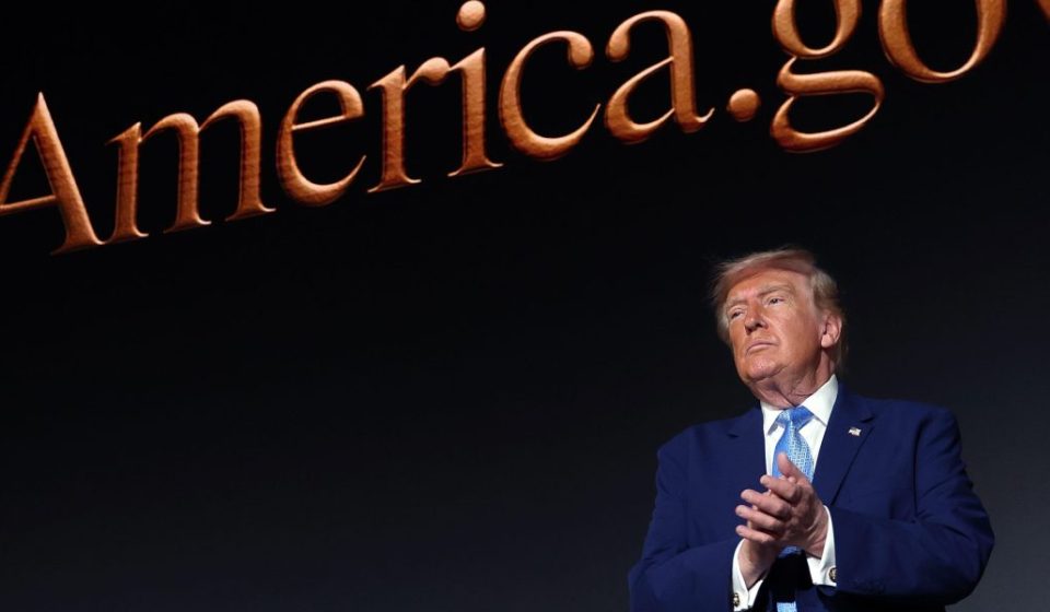 Trump's new AI website said Biden won 2020, then the White House blocked him from responding
