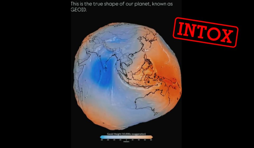 The Earth, a deformed sphere according to NASA? Confusion around a representation of the globe