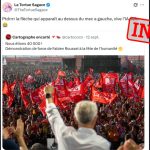 Fête de l'Humanité: No, the PCF did not manipulate a photo by AI to add the public