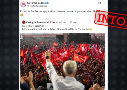 Fête de l'Humanité: No, the PCF did not manipulate a photo by AI to add the public