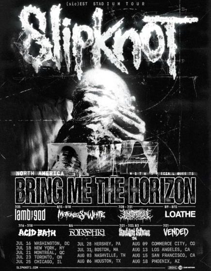 Slipknot announce summer 2027 stadium tour