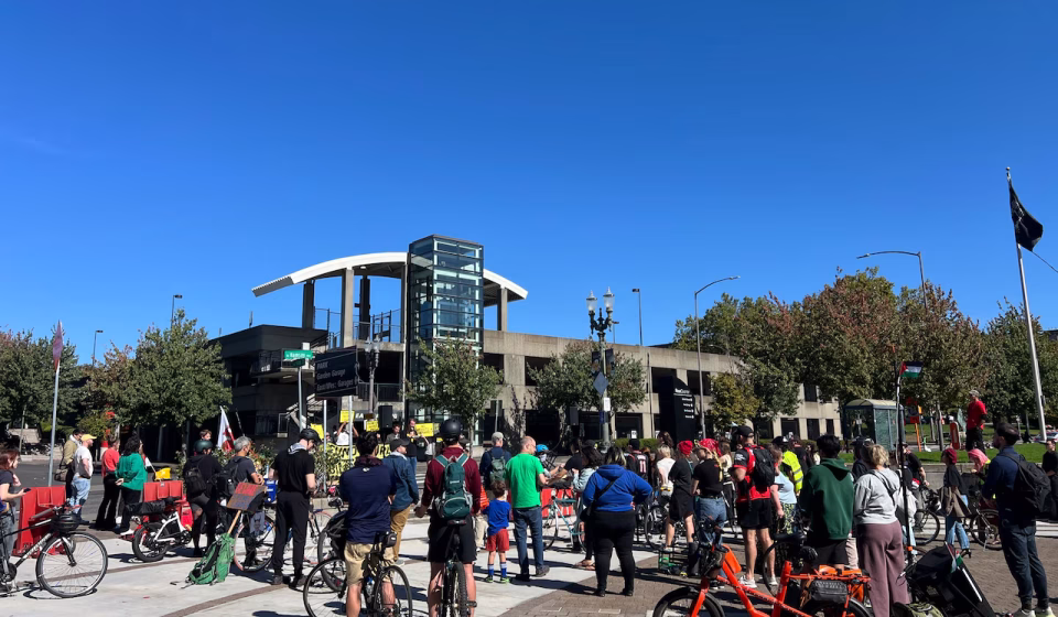 Trail Blazers Arena Deal: Bike Protesters Denounce Use of Taxpayer Money for Moda Center Upgrades