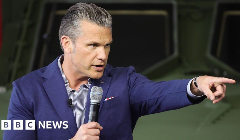 Hegseth expects to lay off more top US military personnel - BBC