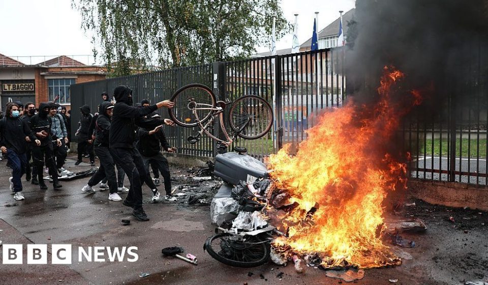 More than 400 people arrested as student protests in France intensify - BBC News Africa