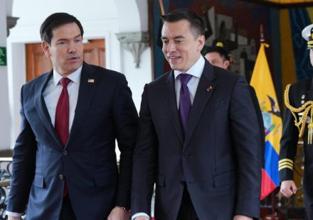 In Ecuador, US Secretary of State Marco Rubio takes on drug cartels