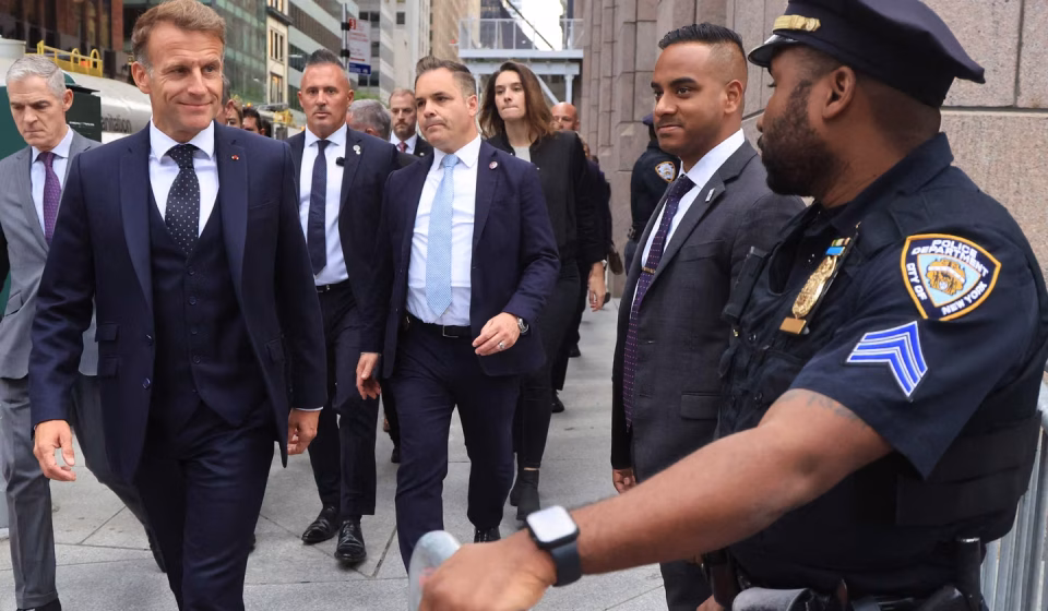 The meeting between Emmanuel Macron and Donald Trump on the Middle East and Ukraine was “very constructive”, according to the French president