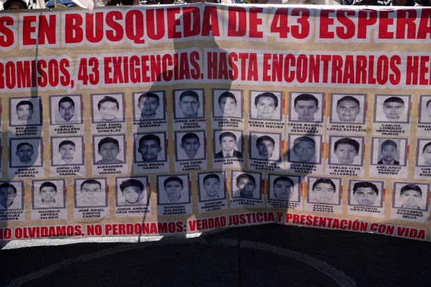 Search for dozens of missing students in Mexico leads to discovery of human remains and 17 new suspects