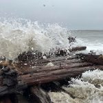 Possible 1884 shipwreck exposed by nor'easter in Nantucket: "It's still there"