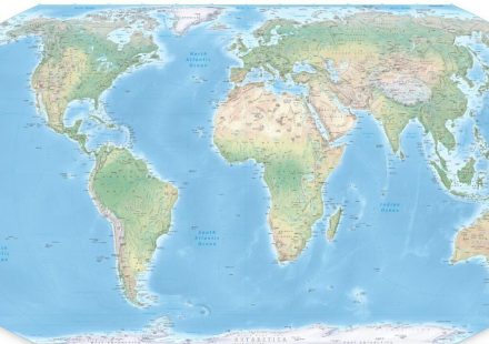 Africa, Latin America and South Asia enlarged in the cartography promoted by the UN