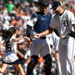 Tigers legend Justin Verlander leaves the mound in tears after his daughter surprises him during last career start