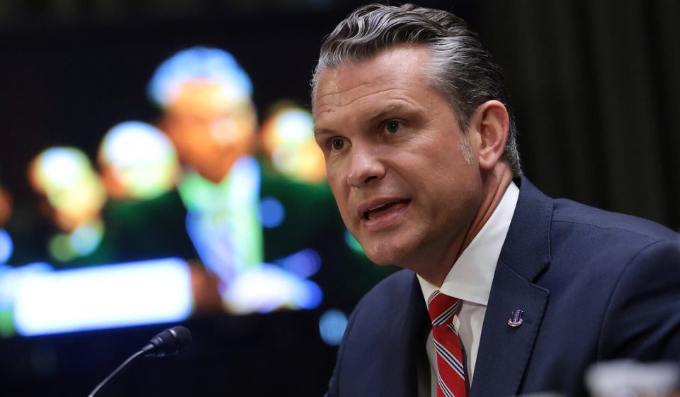 Hegseth to announce 20% reduction for generals and admirals