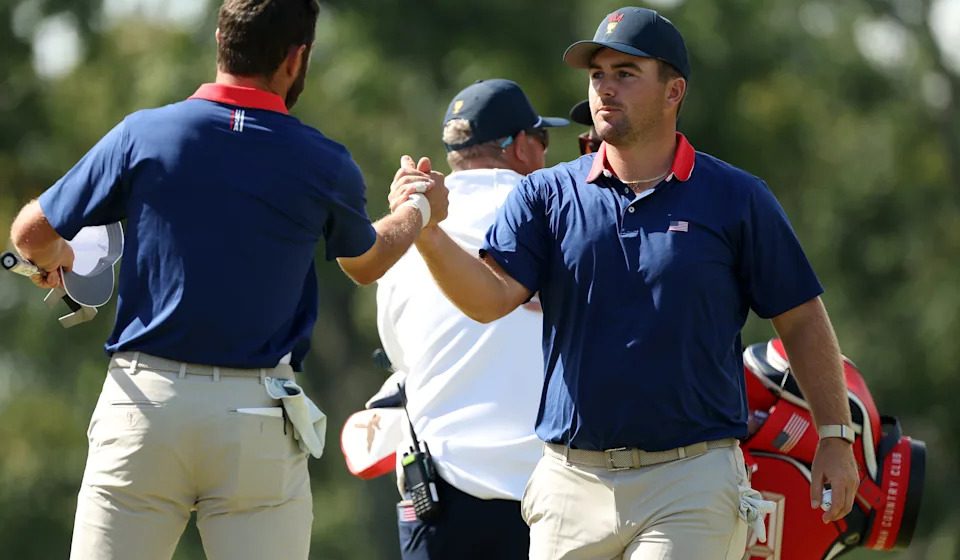 Presidents Cup results Saturday, live updates: USA takes international lead ahead of afternoon foursomes