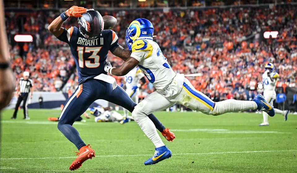 Rams appear on the wrong end of questionable pass interference call in loss to Broncos