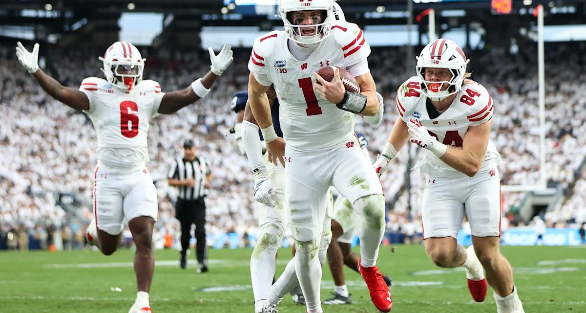 Wisconsin overcomes 17-0 deficit to stun No. 13 Penn State in biggest win of Luke Fickell's tenure