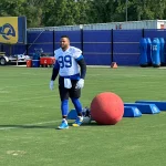 Aaron Donald pleased with how return to field is going, mum on status for Rams' season opener