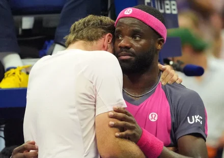Tiafoe consoles tearful Michelsen after remarkable comeback