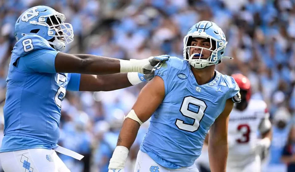 North Carolina football news: Tar Heels to be without star defensive end vs. Clemson