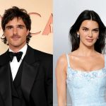 Jacob Elordi faces photographers while outing with Kendall Jenner