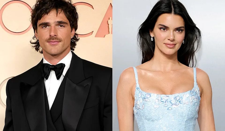 Jacob Elordi faces photographers while outing with Kendall Jenner