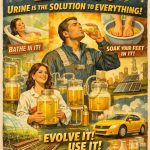 People who drink their own pee are obsessed with AI and use it to reassure themselves that it's a miraculous cure-all